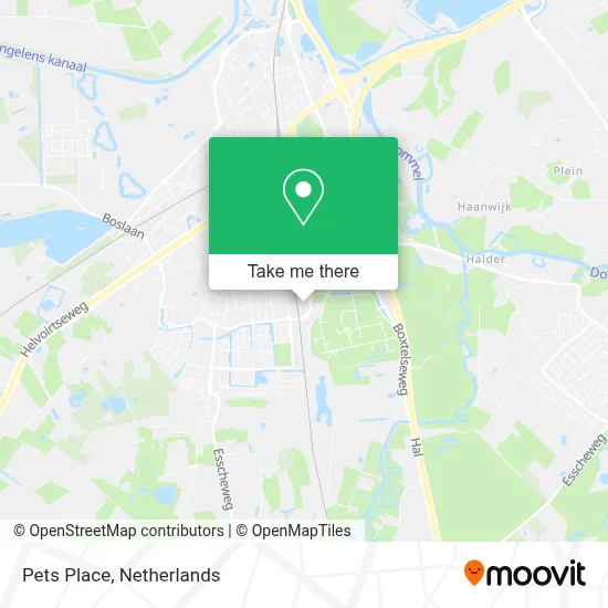 Pets Place map