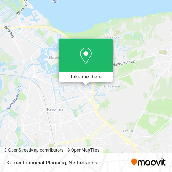 Kamer Financial Planning map