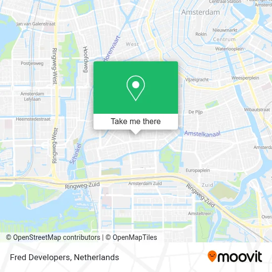 Fred Developers map