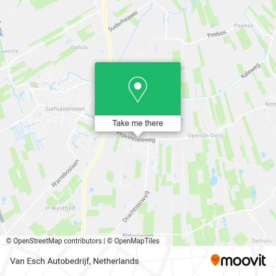 Van Esch Autobedrijf map