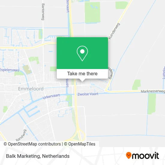 Balk Marketing map