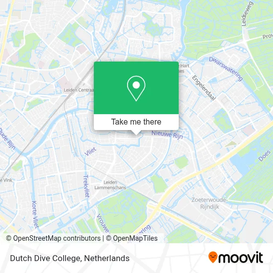 Dutch Dive College map