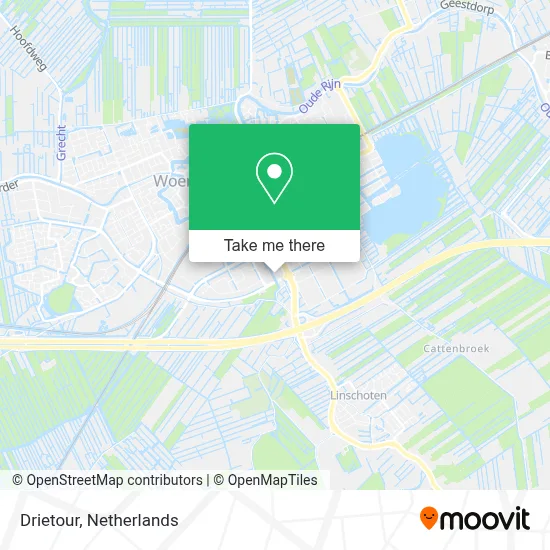 Drietour map