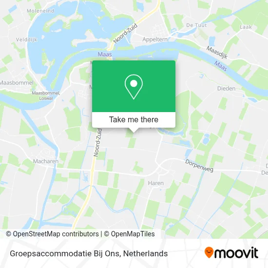 Groepsaccommodatie Bij Ons map
