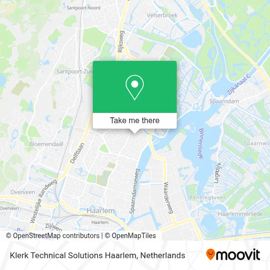 Klerk Technical Solutions Haarlem map