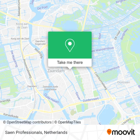 Saen Professionals map