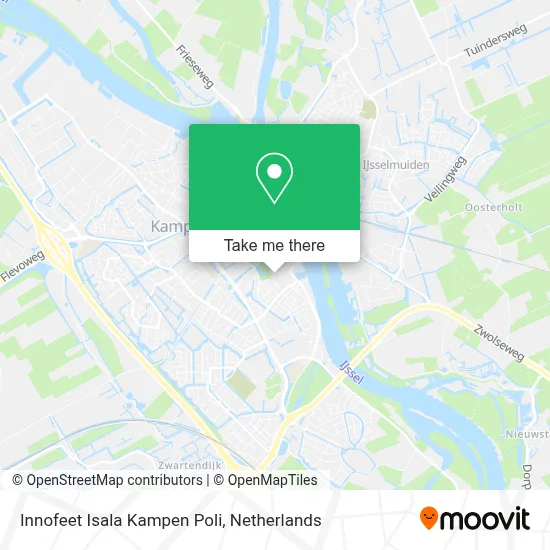Innofeet Isala Kampen Poli map