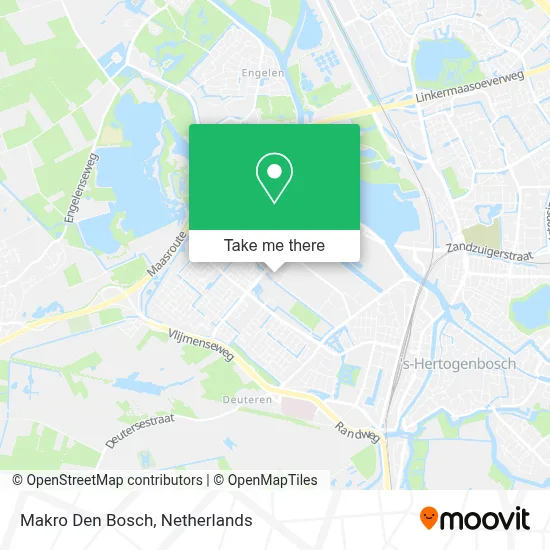 Makro Den Bosch map