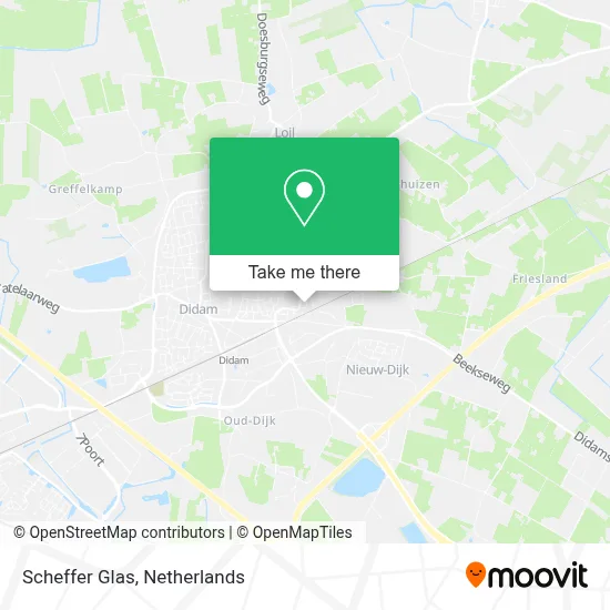 Scheffer Glas map