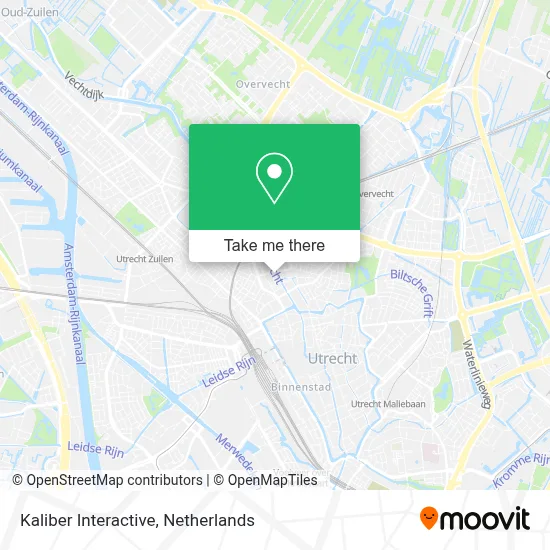 Kaliber Interactive map