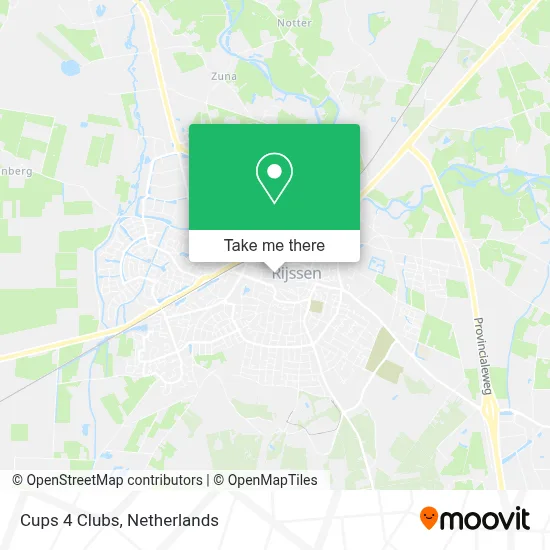 Cups 4 Clubs map
