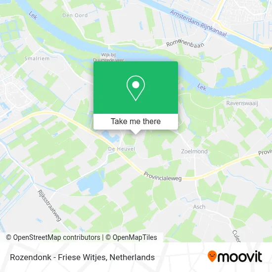 Rozendonk - Friese Witjes map