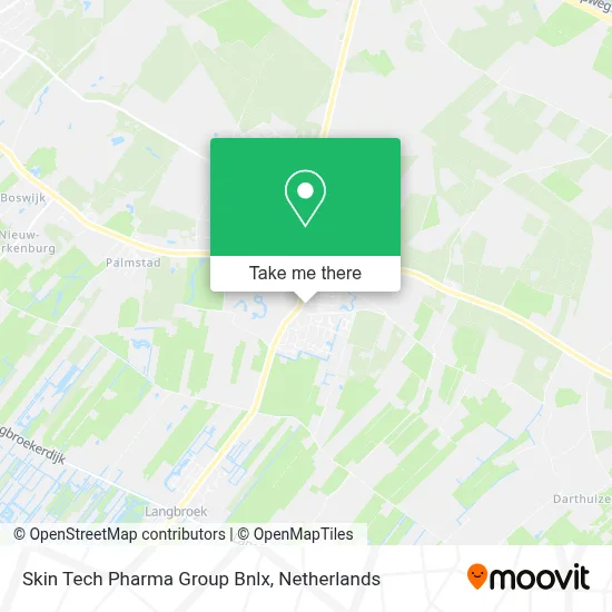 Skin Tech Pharma Group Bnlx map