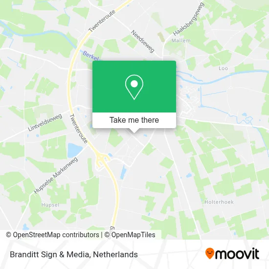 Branditt Sign & Media map