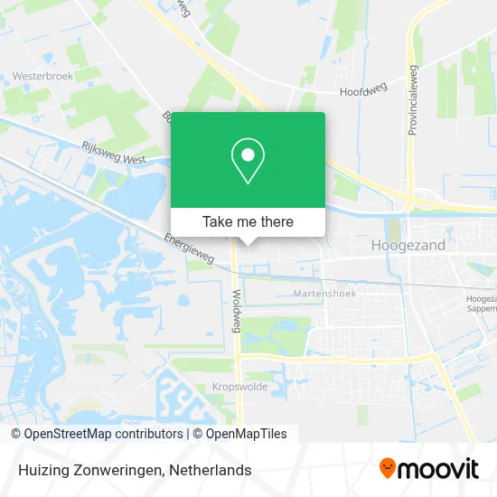 Huizing Zonweringen map