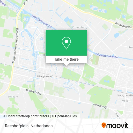 Reeshofplein map