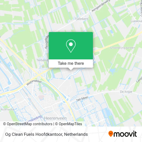 Og Clean Fuels Hoofdkantoor map