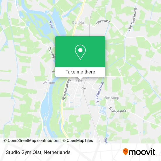 Studio Gym Olst map