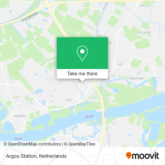 Argos Station map