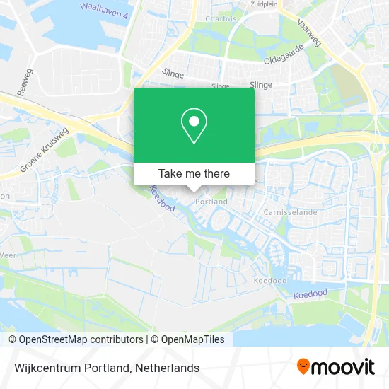Wijkcentrum Portland map