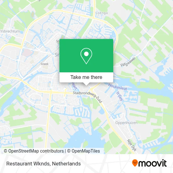 Restaurant Wknds map