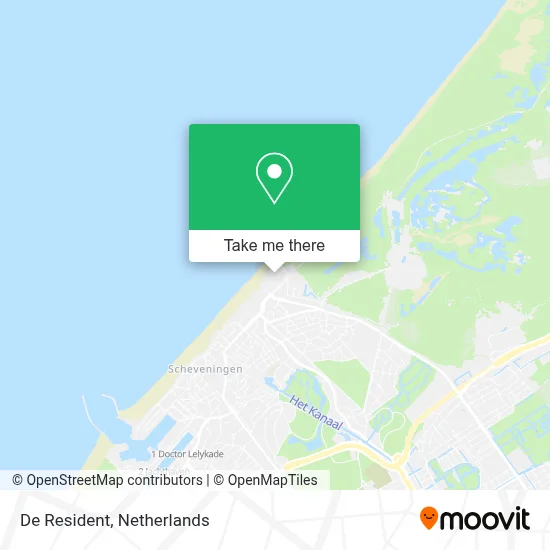 De Resident map
