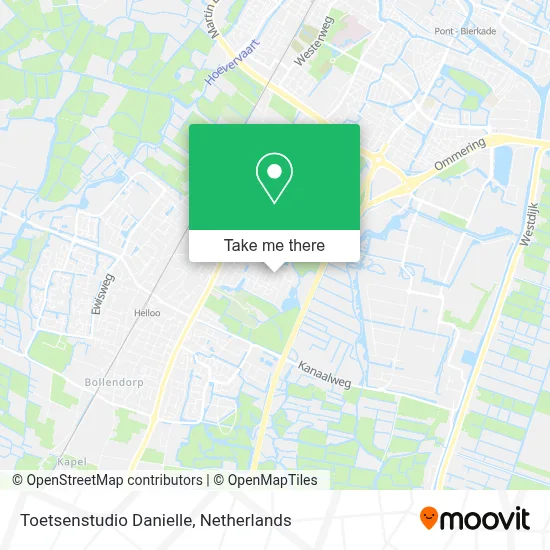 Toetsenstudio Danielle map