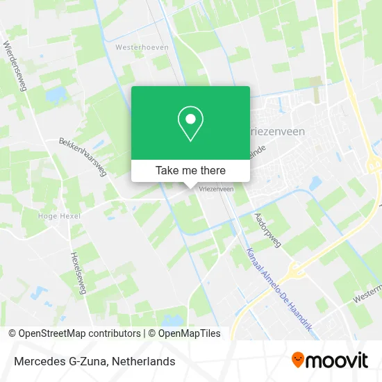 Mercedes G-Zuna map