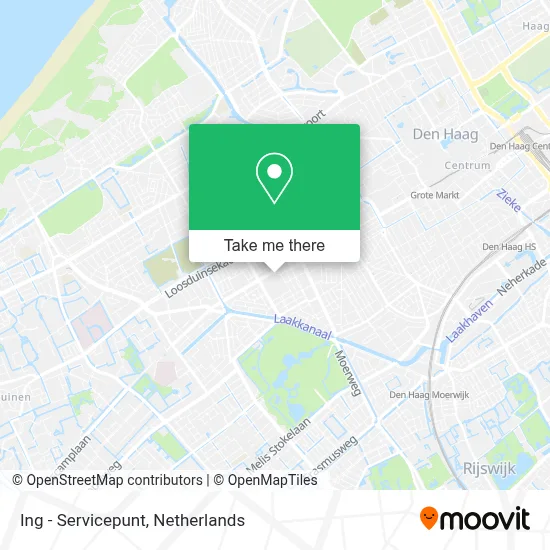 Ing - Servicepunt map