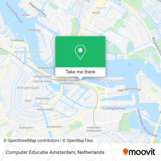 Computer Educatie Amsterdam Karte