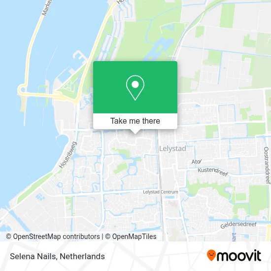 Selena Nails map