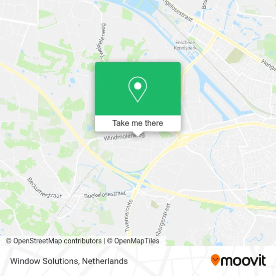 Window Solutions map