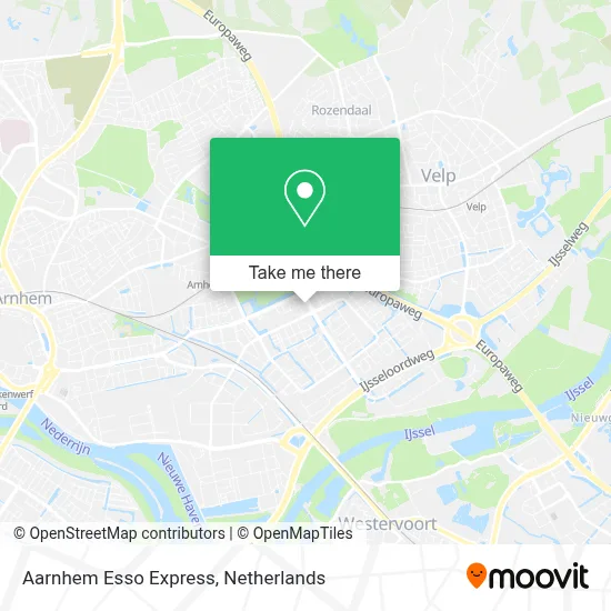 Aarnhem Esso Express map