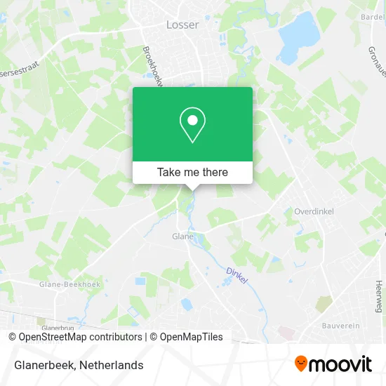 Glanerbeek map