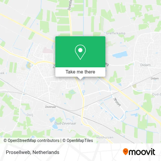 Prosellweb map