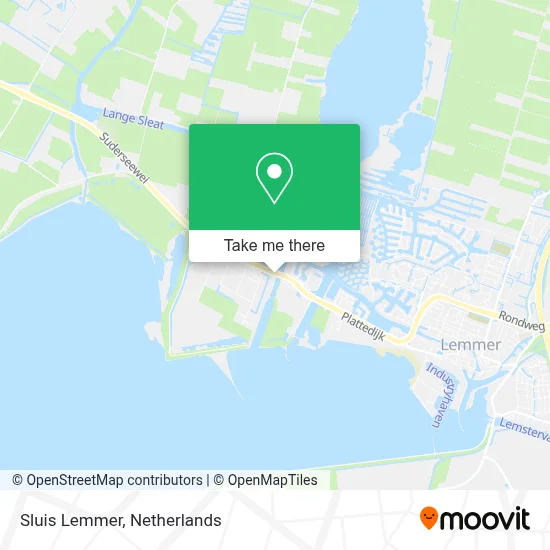 Sluis Lemmer map