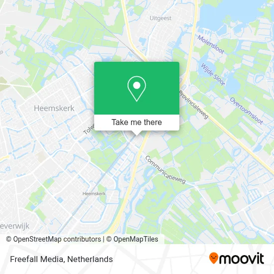Freefall Media map