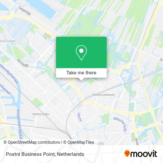 Postnl Business Point map