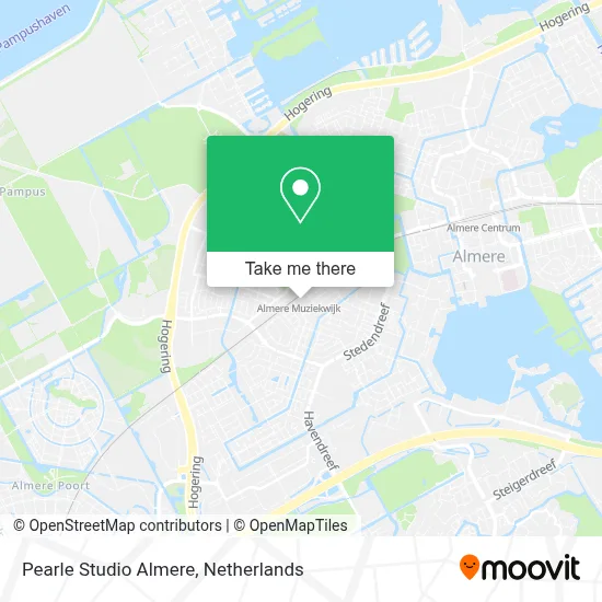 Pearle Studio Almere map