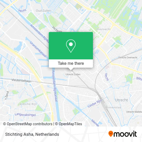 Stichting Asha map