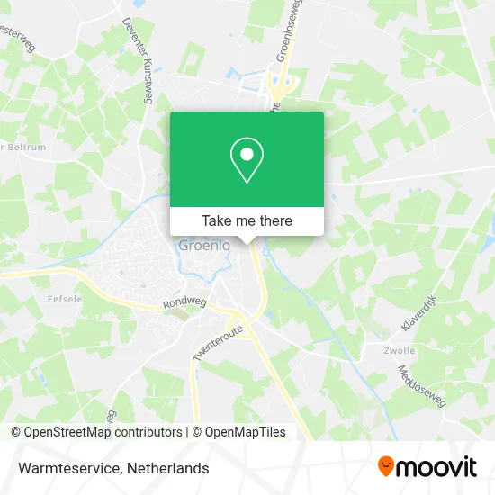 Warmteservice map