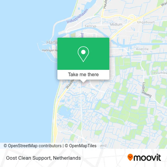Oost Clean Support map