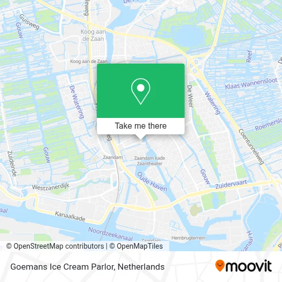 Goemans Ice Cream Parlor map
