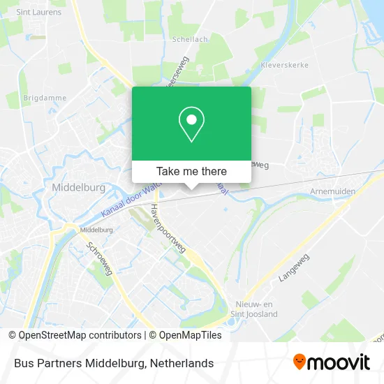 Bus Partners Middelburg map