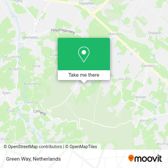 Groenenweg map