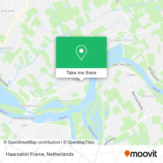 Haarsalon Frame map