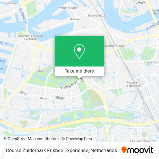 Course Zuiderpark Frisbee Experience Karte