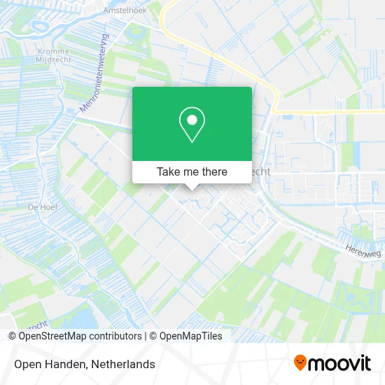 Open Handen map