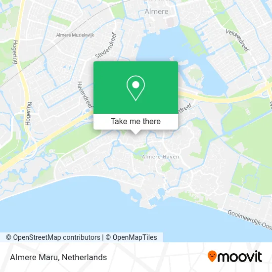 Almere Maru map
