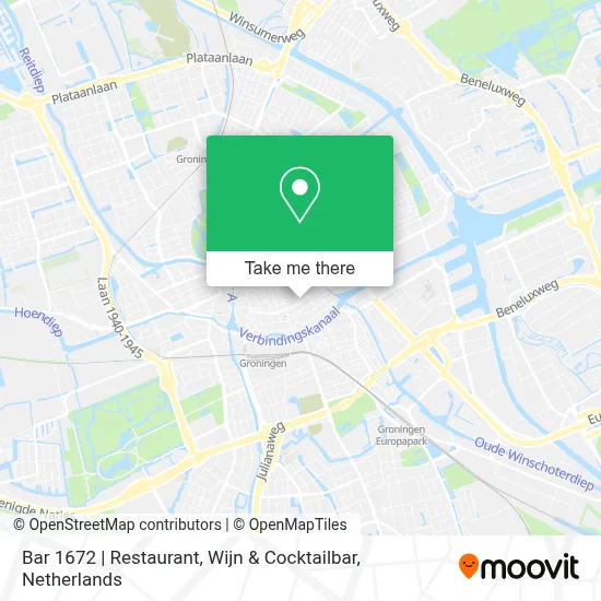 Bar 1672 | Restaurant, Wijn & Cocktailbar map